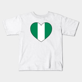 Heart - Nigeria Kids T-Shirt